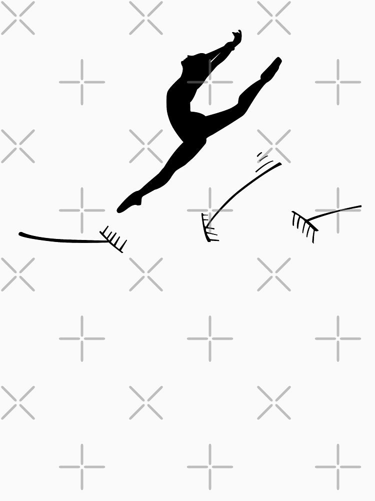Funny Ballerina Jumping on Rakes by NorseTech