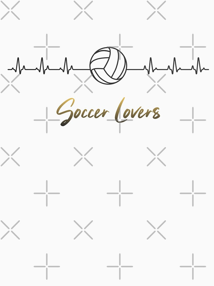 Soccer Lover Heartbeat Design by EemWal