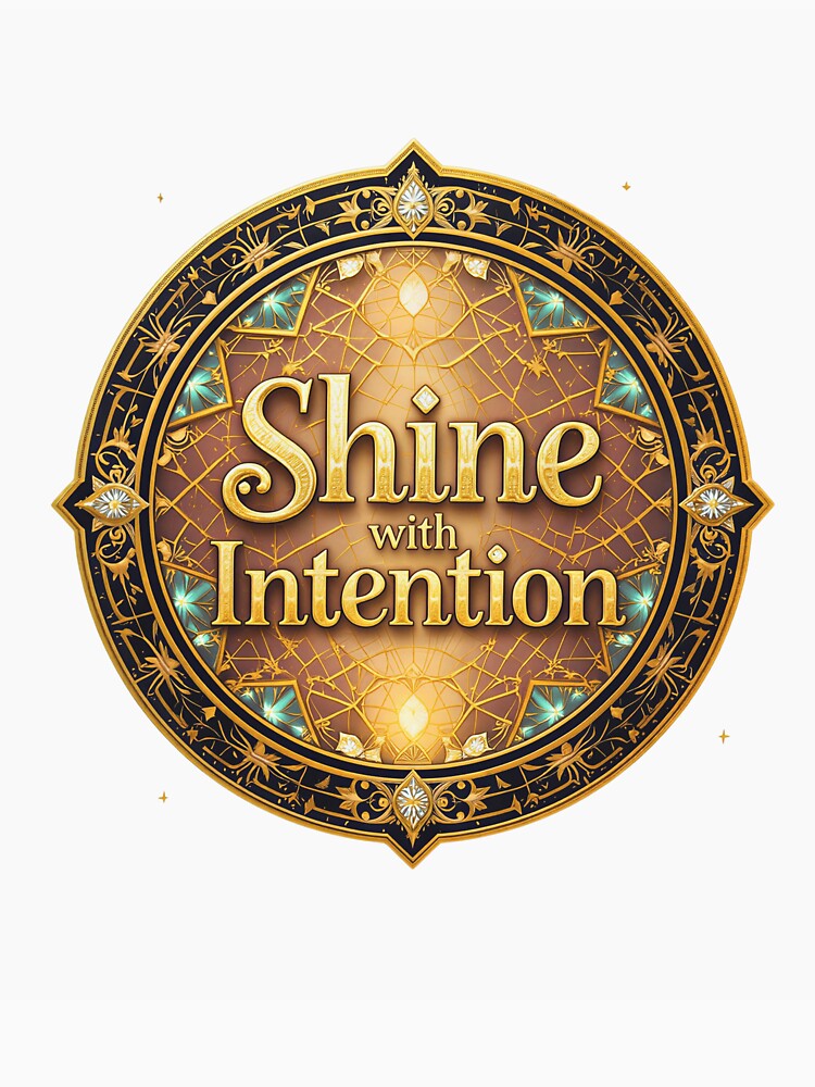 Elegant Art Deco Shine with Intention by AQUILAKREO