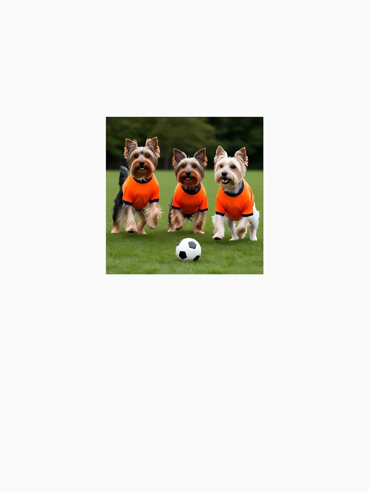 Yorkshire Terriers love football too! Soccer and Dog Lovers - Wolverhampton Wolves - Any dog, any colour by Humour House Designs