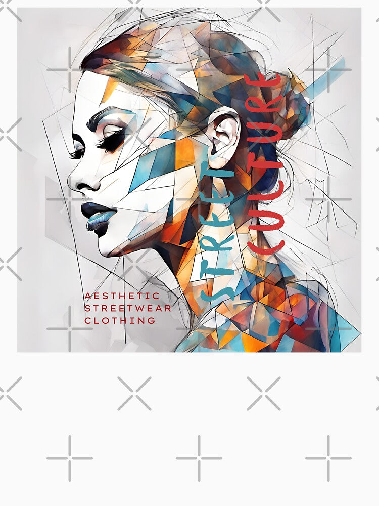 Aesthetic Girl Cubism Art by Beauxanimes