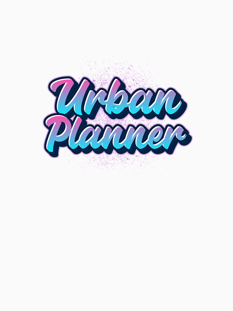 Urban Planner Spray Paint Design by CJacobsDesigns