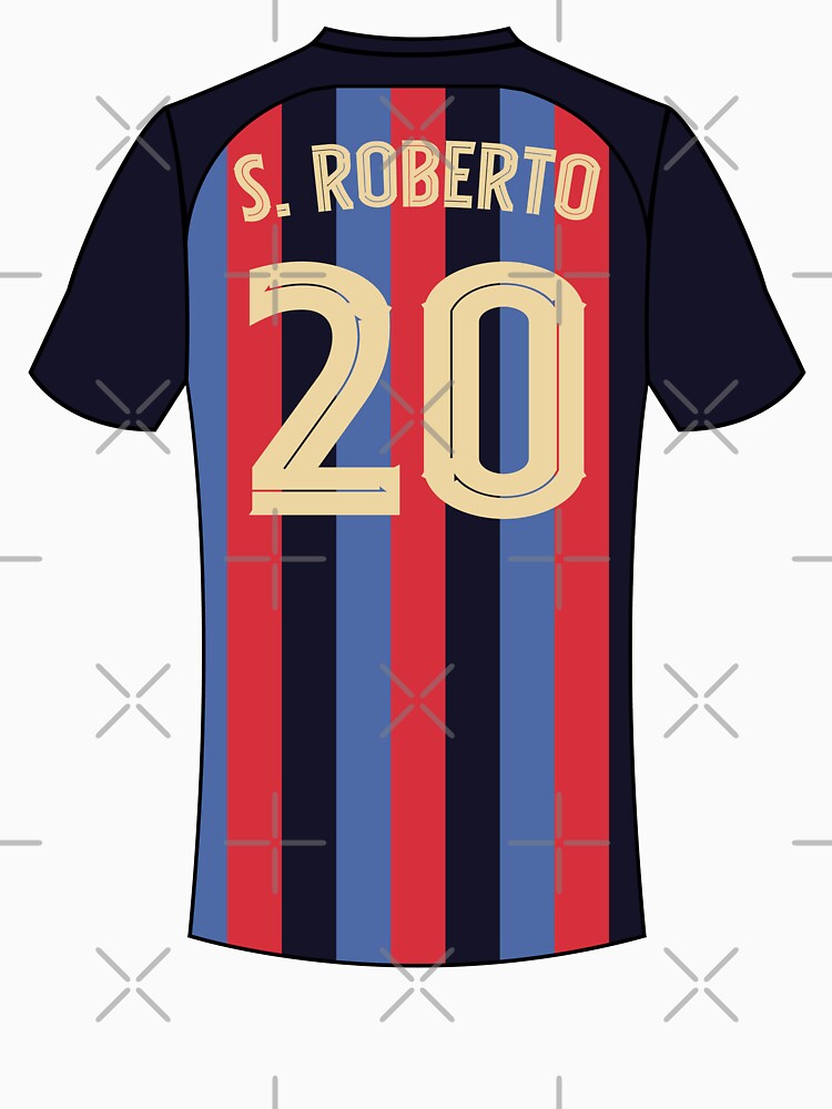 Sergi roberto Barcelona football jersey number 20 by Justtrendytees