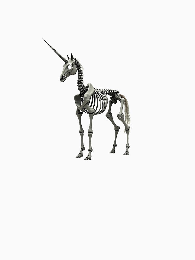 Unicorn skeleton by Inklivion