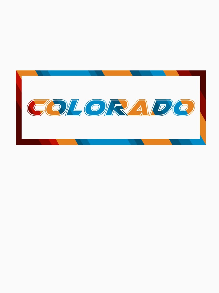 Colorado T-Shirt for Men and Women by AllStarMerch