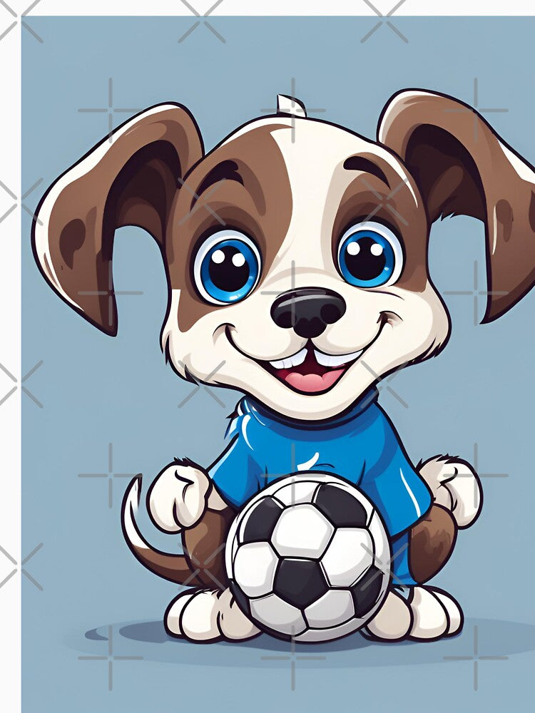 Scottie, the Fluffy Footballer by DesignDuoStudio