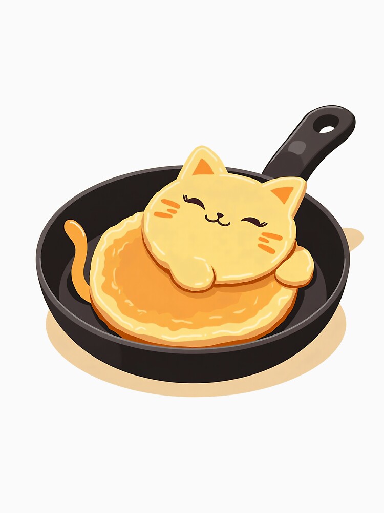Pancake cat by Inklivion