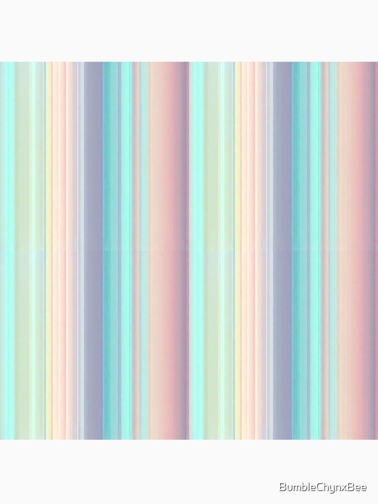 Subtle Pastel Stripes by BumbleChynxBee