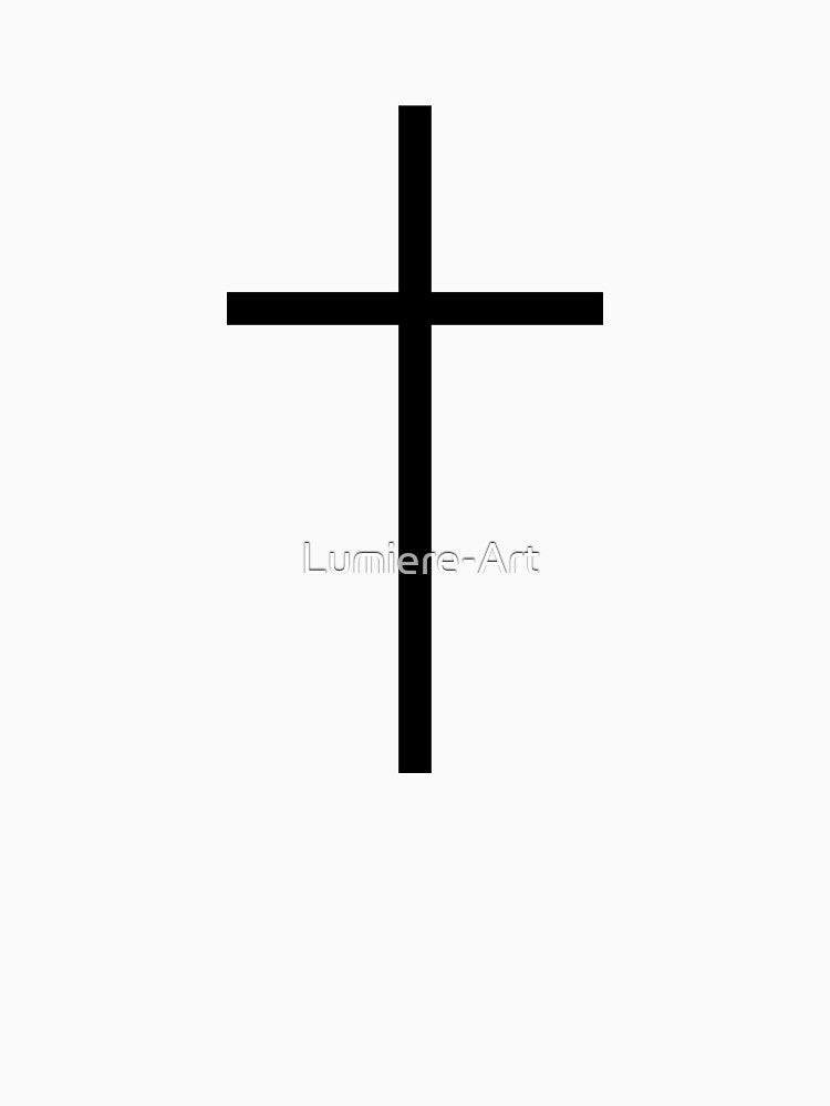 Narrow cross, simple, Jesus by Lumiere-Art