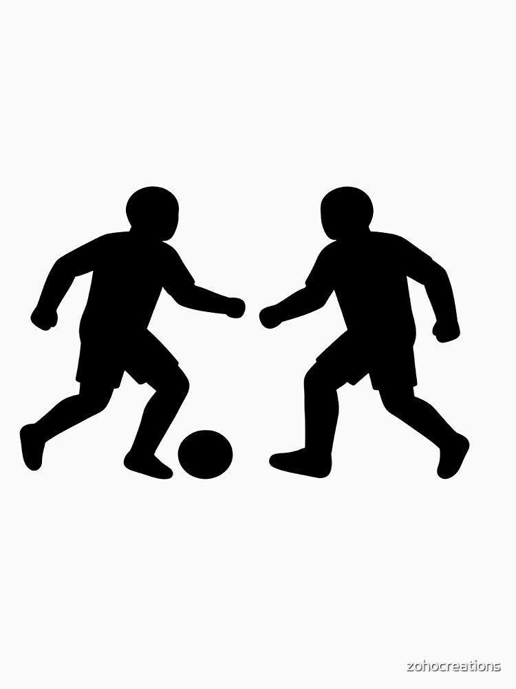 Soccer Player Silhouette Graphic – Minimal Football Match Art Design by zohocreations