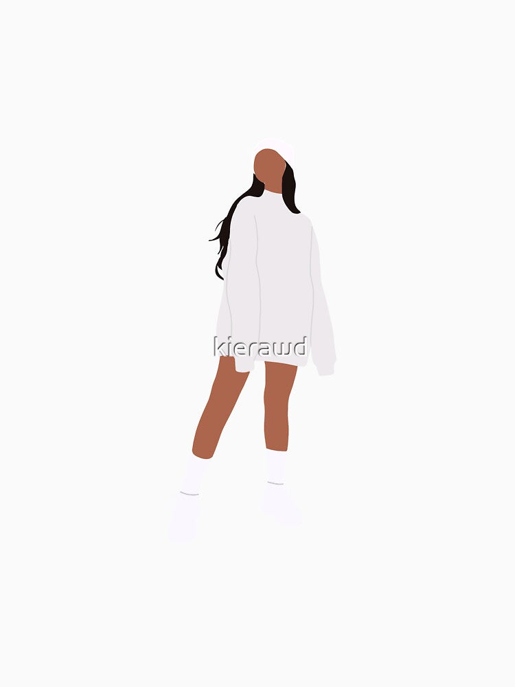 Girl wearing oversized sweater by kierawd
