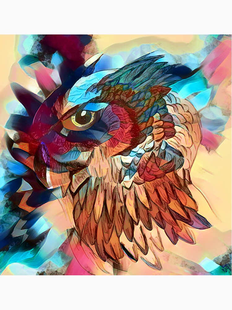 An American Owl Portrait by SRKFineArt
