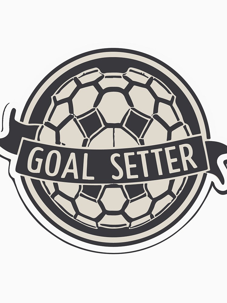 Goal Setter Soccer Ball Monochrome Sticker by NiftyWrx