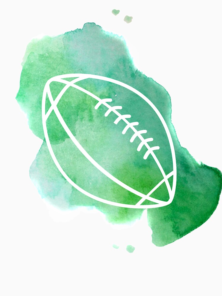 Footbal girl Green Watercolor by RaquelDeneth