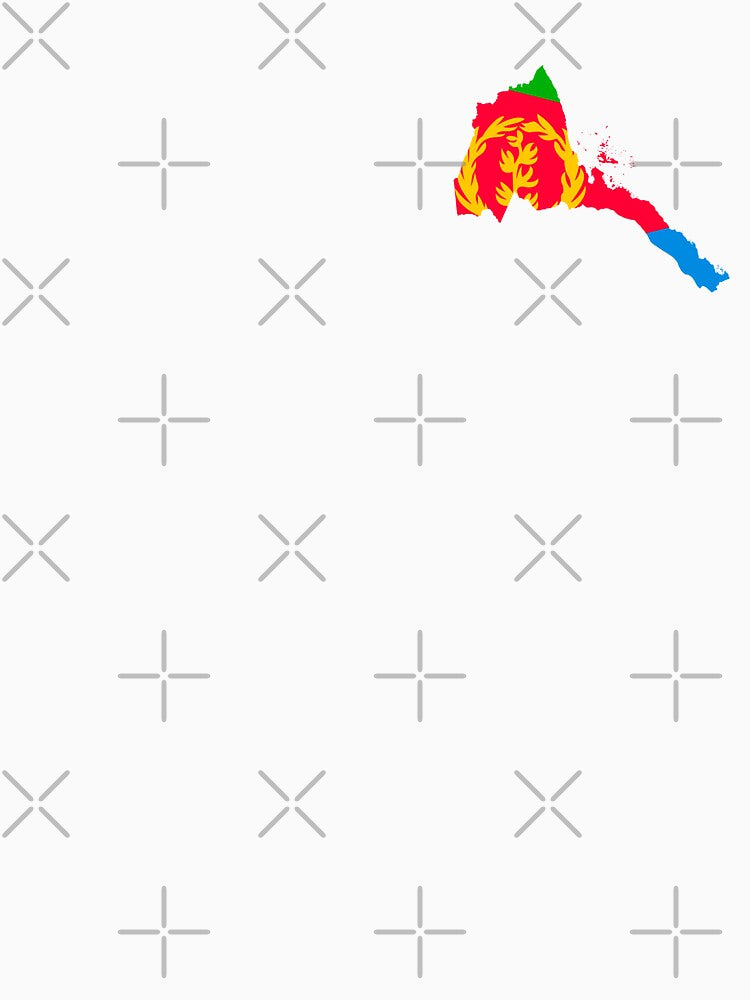 Flag Map of Eritrea - ካርታ ኤርትራ by DreamBrushy