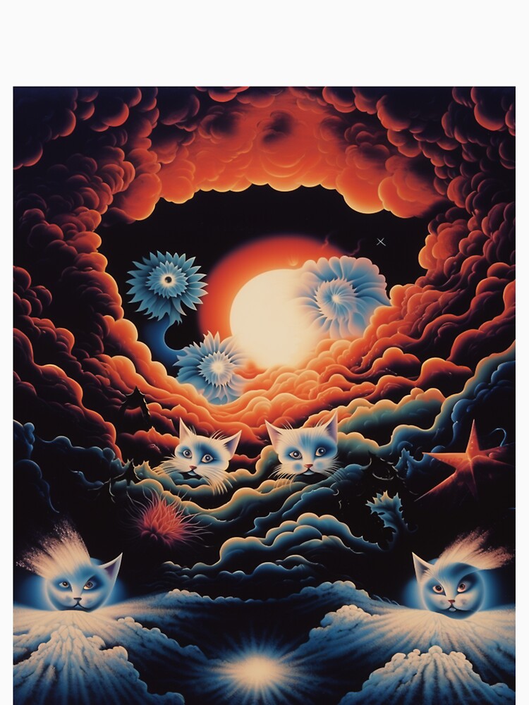 Psychedelic Kittens by itsnotamy