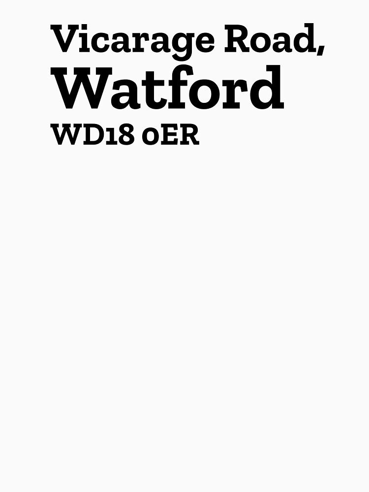 Watford Stadium Address by The Chuck Wagon