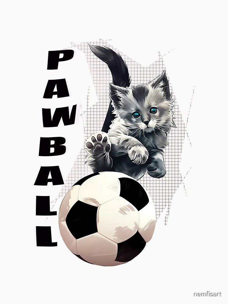 Pawball, cat football by nemfisart