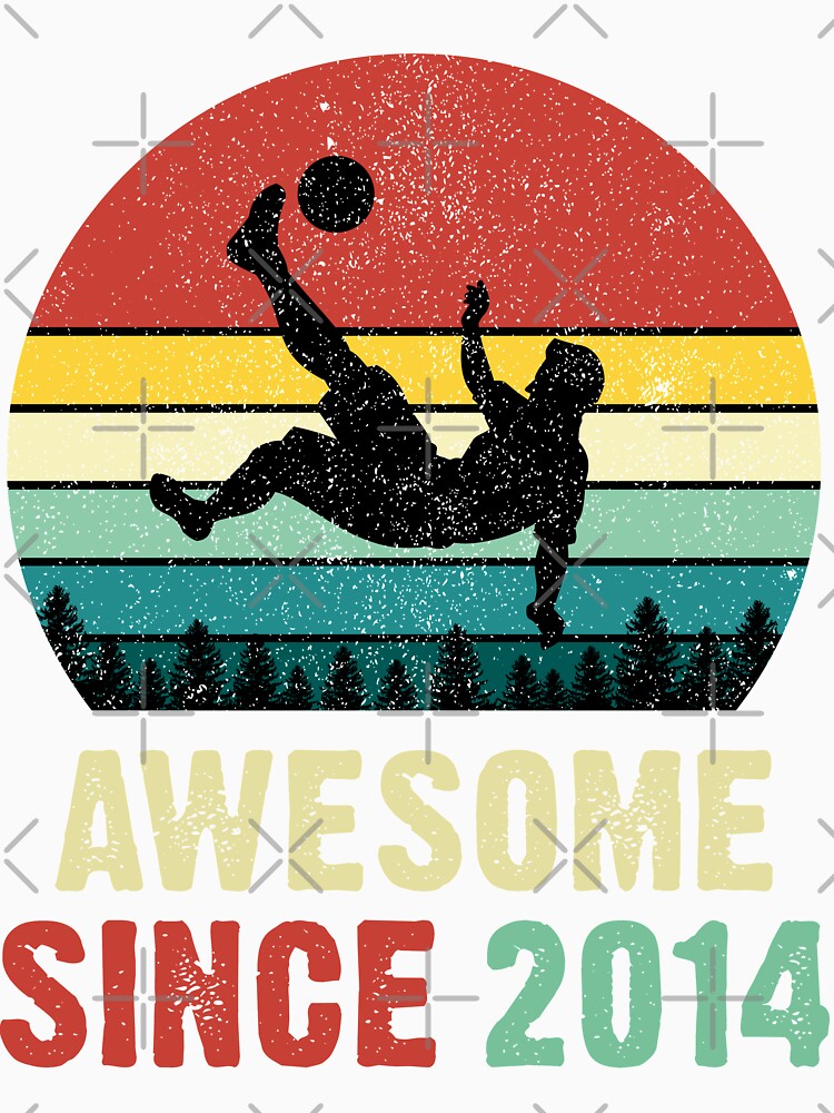 7th Birthday Soccer Lovers Awesome Since 2014 by TheWildStyle