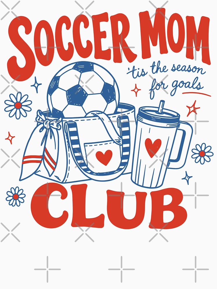 Soccer Moms Club Game Day Baller Mom Mothers Day by gunaone-design