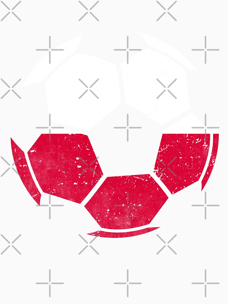 Poland Soccer Ball Flag Jersey Polish Football Fan by EIMgraphic