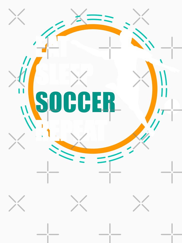 Eat sleep soccer repeat by blikonie