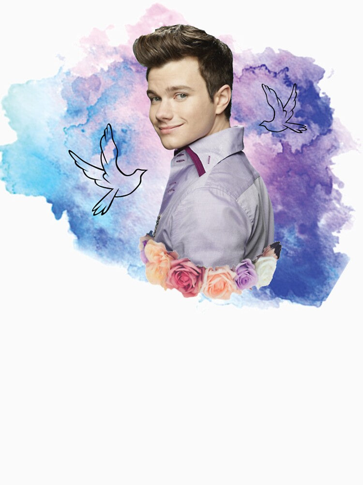 Glee Kurt Hummel Watercolour Long Sleeve T-Shirt by SergejScholz