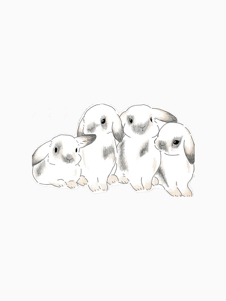 bunny cuddle puddle by Ashten  Cardoso