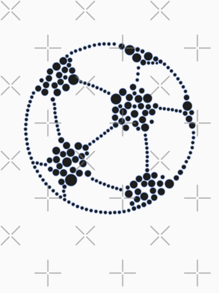 Dotted Soccer Ball: Bold Geometry Art by Zakrytos ★★★★★