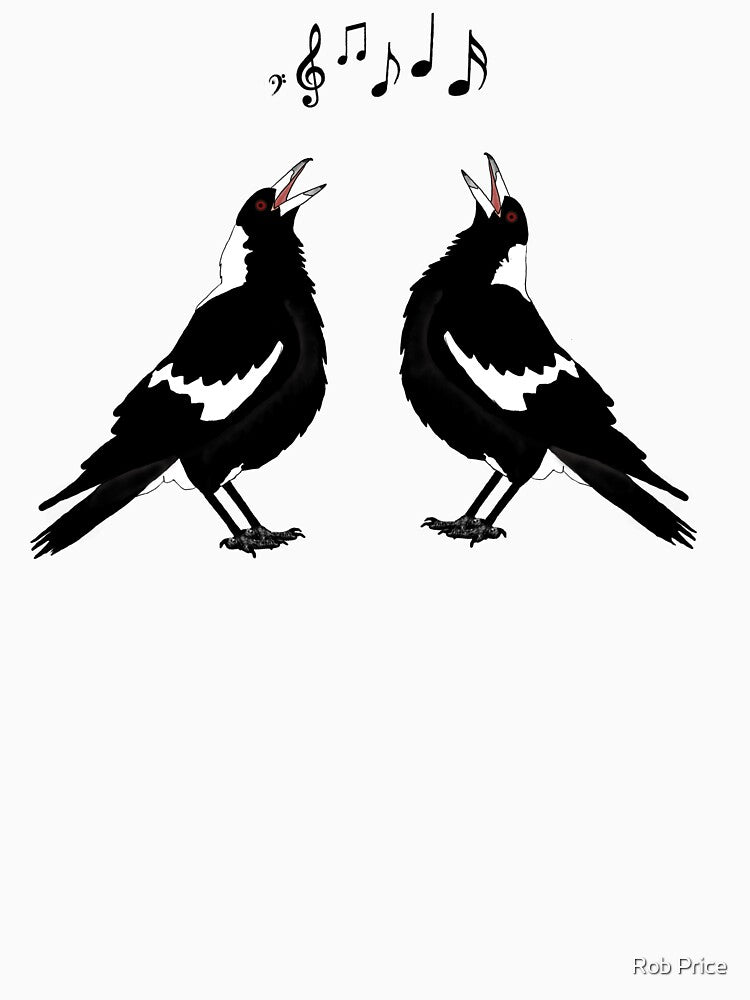Australian Magpies by Rob Price