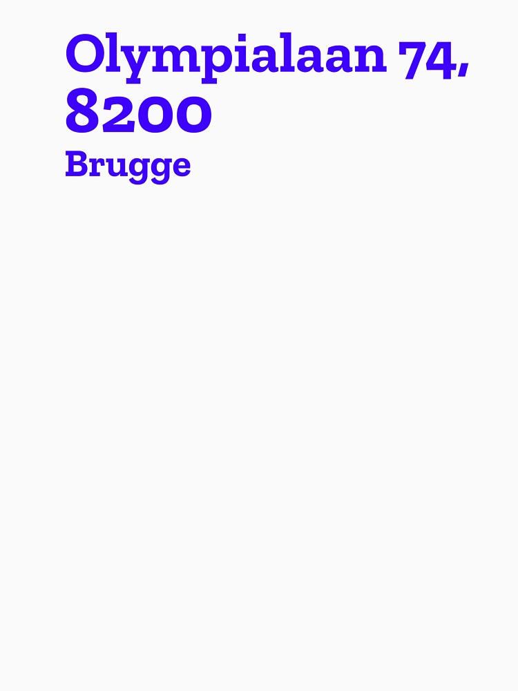 Brugge Stadium Address by The Chuck Wagon