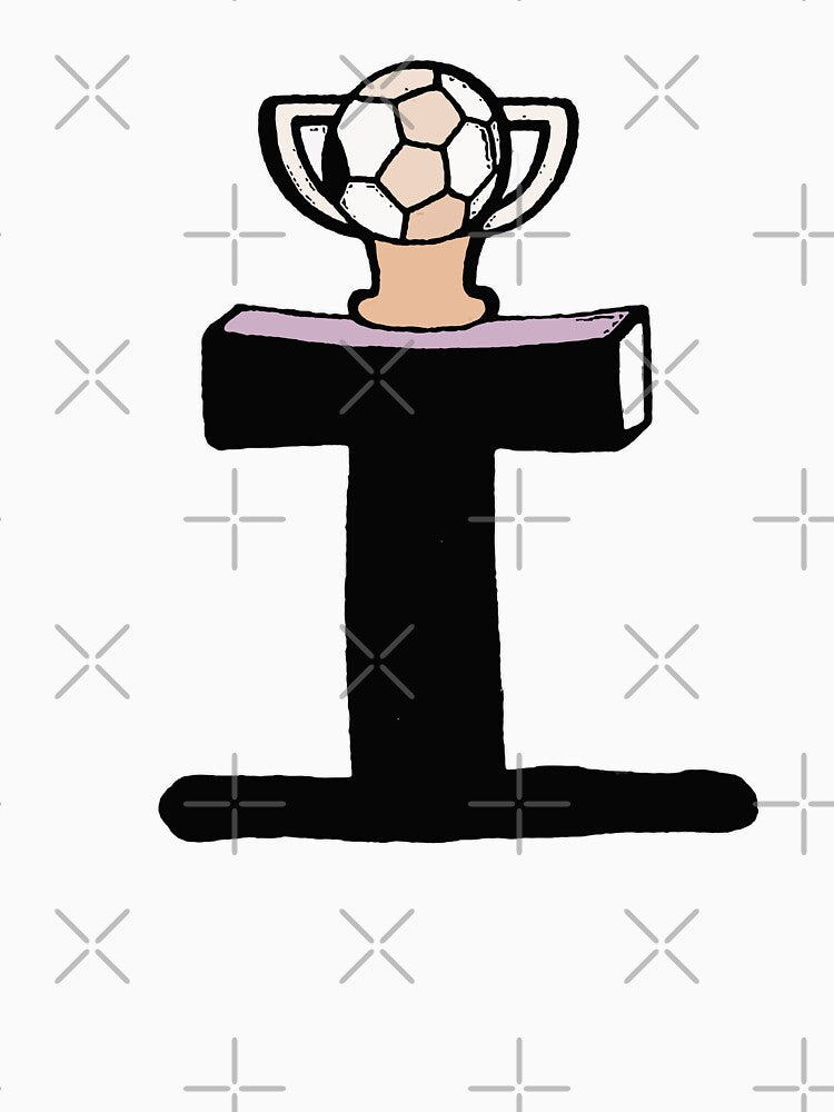 Tournament Trophy Football Monogram T Team Style by xmoudx