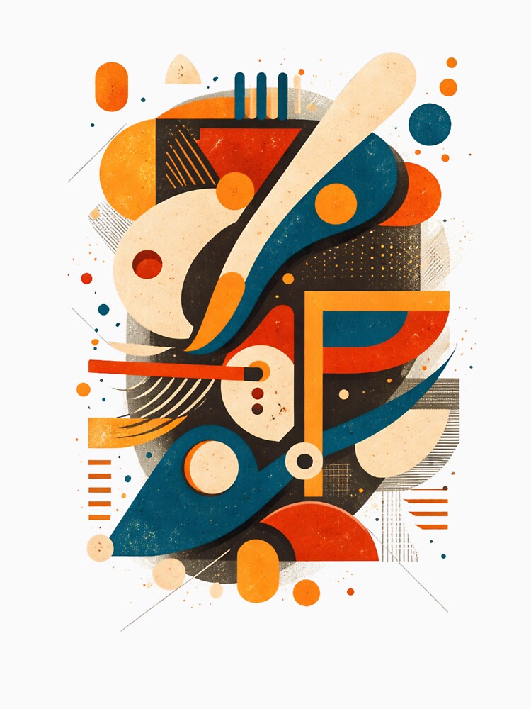 Abstract Geometric Bauhaus Style Art Design by CULTWEAR SOCIETY