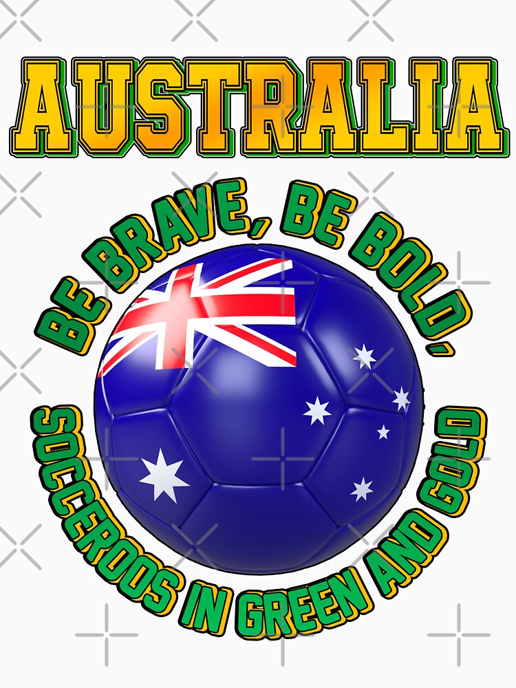 Australia fan slogan for football, Australian supporters by superpixus