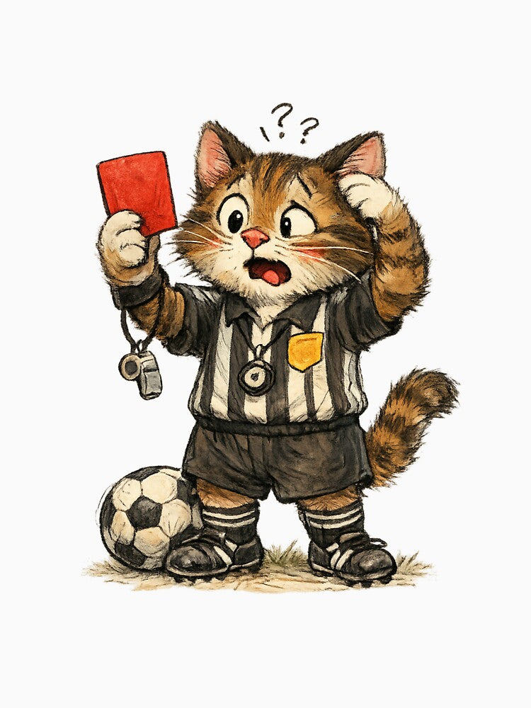 Confused Cat Referee by photoparadise22