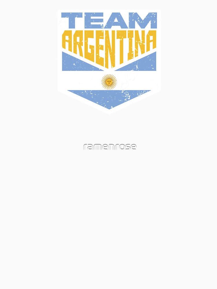 Team Argentina Distressed Flag, Vintage Supporter by ramenrose