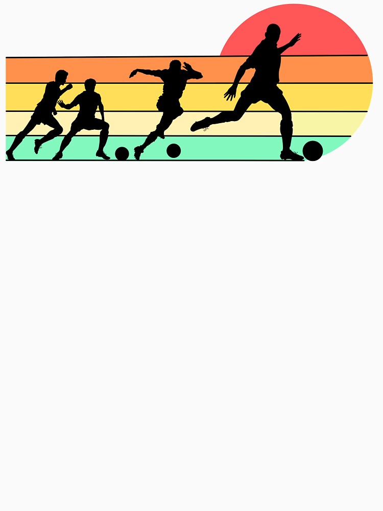 soccer retro sunset shirt by bonus24