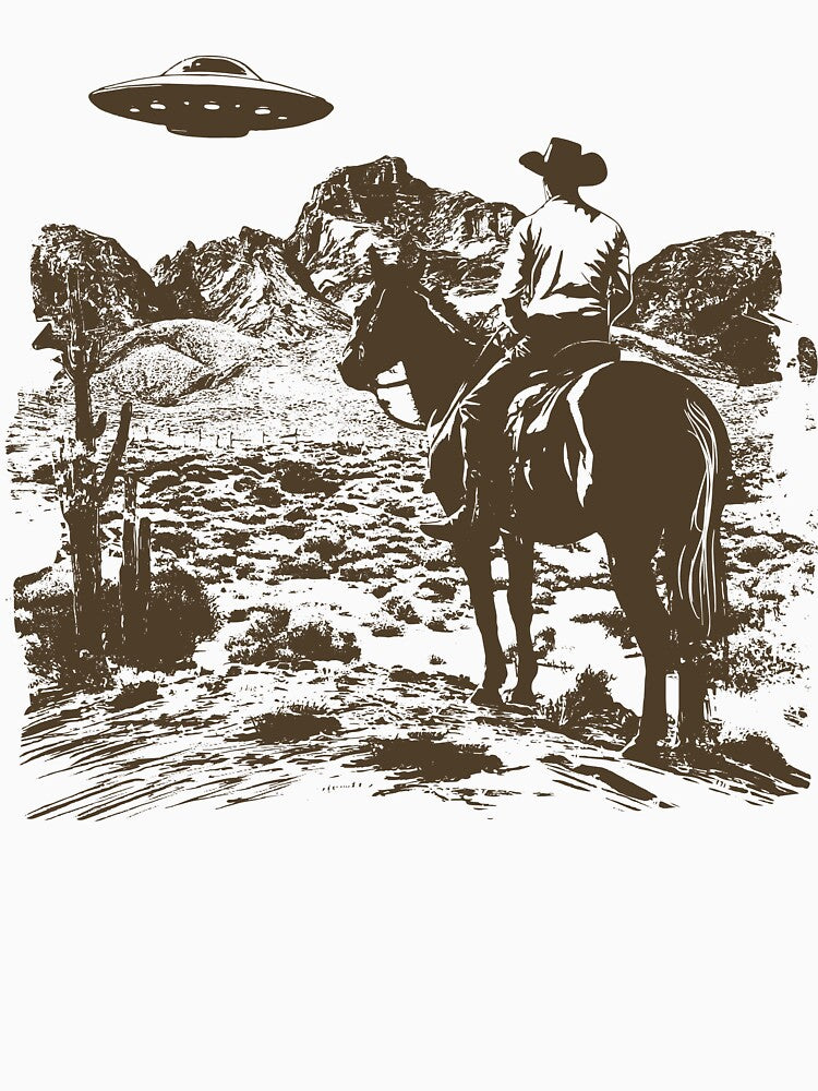 Copy of Cowboy UFO Western Brown by Jcat7
