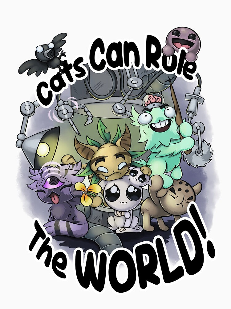 Mewgenics Stacy and Spewer T-Shirt by FennEric