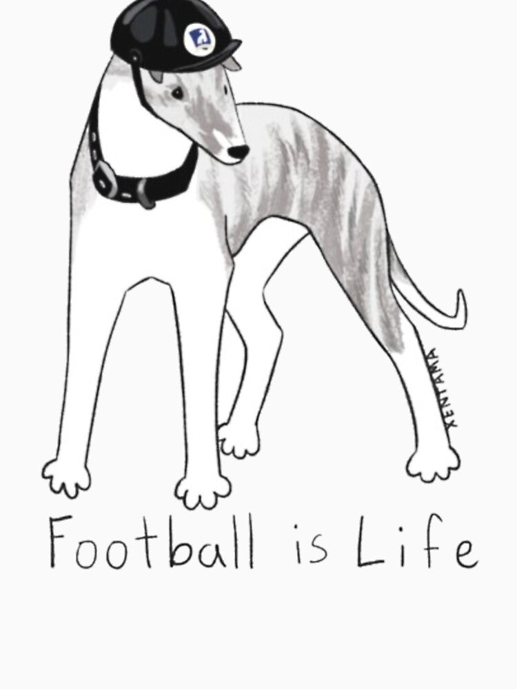 Football is Life funny dog by Lianesbit