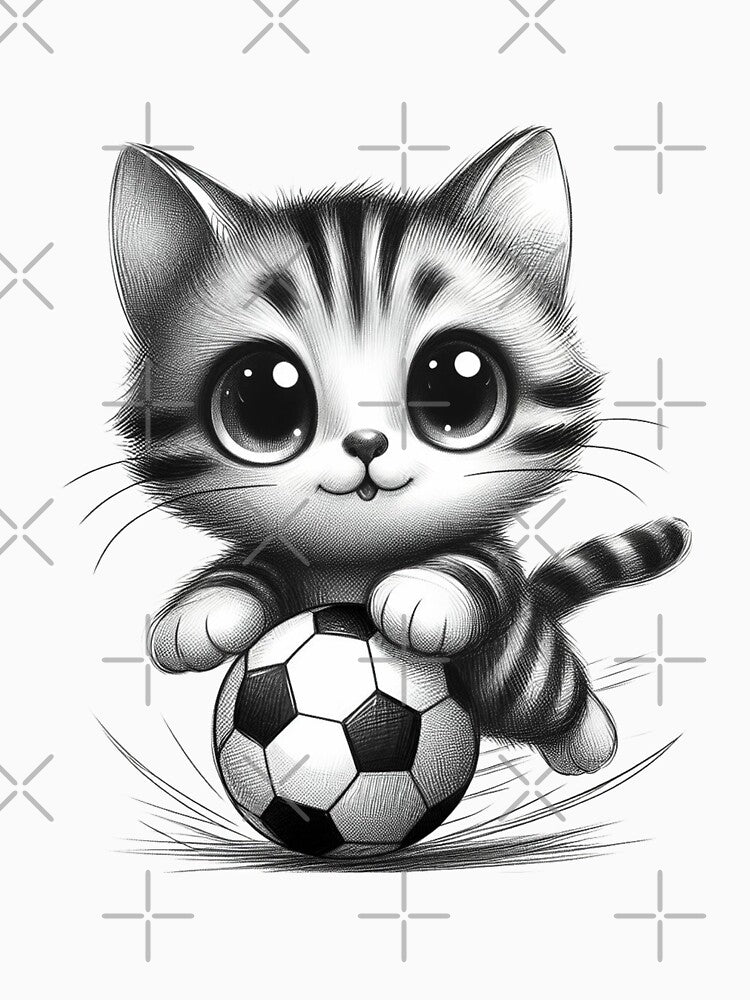 Football Cat Gift by VANWANSHOP