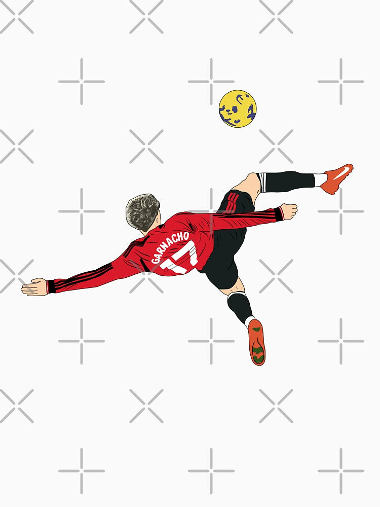 Alejandro Garnacho Bicycle Kick Overhead Goal by Hevding