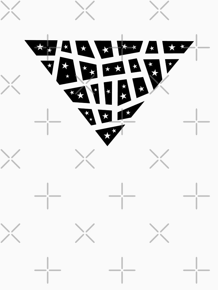 Galaxy. Stars. Geometric Design. Mosaic. Urban Style. Casual Style. Black and White. Simple Design. Modern Design. by ElenasCorner