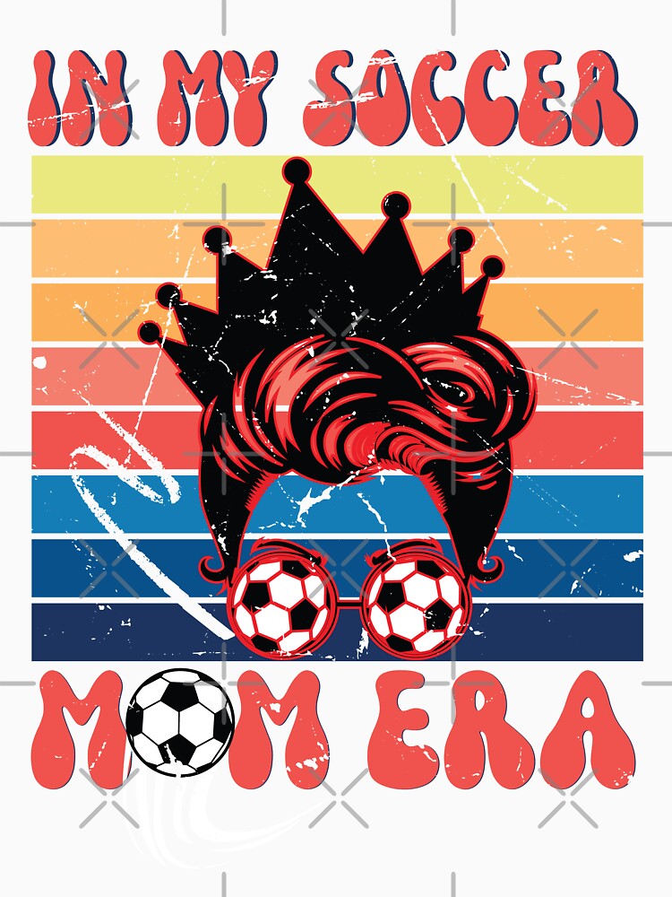 In My Soccer Mom Era Retro Soccer Mama tee Mothers Day by KataangClothing