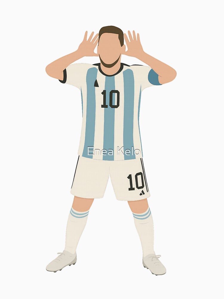 Leo Messi World Cup Celebration by Enea Kelo