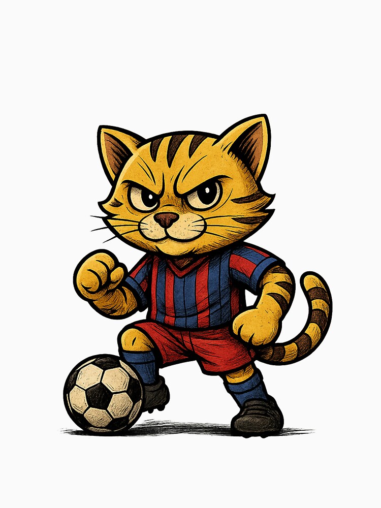 Soccer Cat - Soccer Mascot by comiclabgt