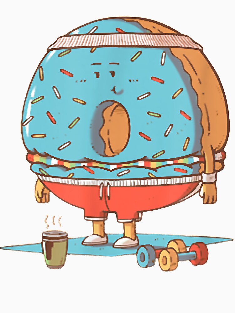 A Funny Sports Donut Drawing Gift Long Sleeve by ShaneMoore01