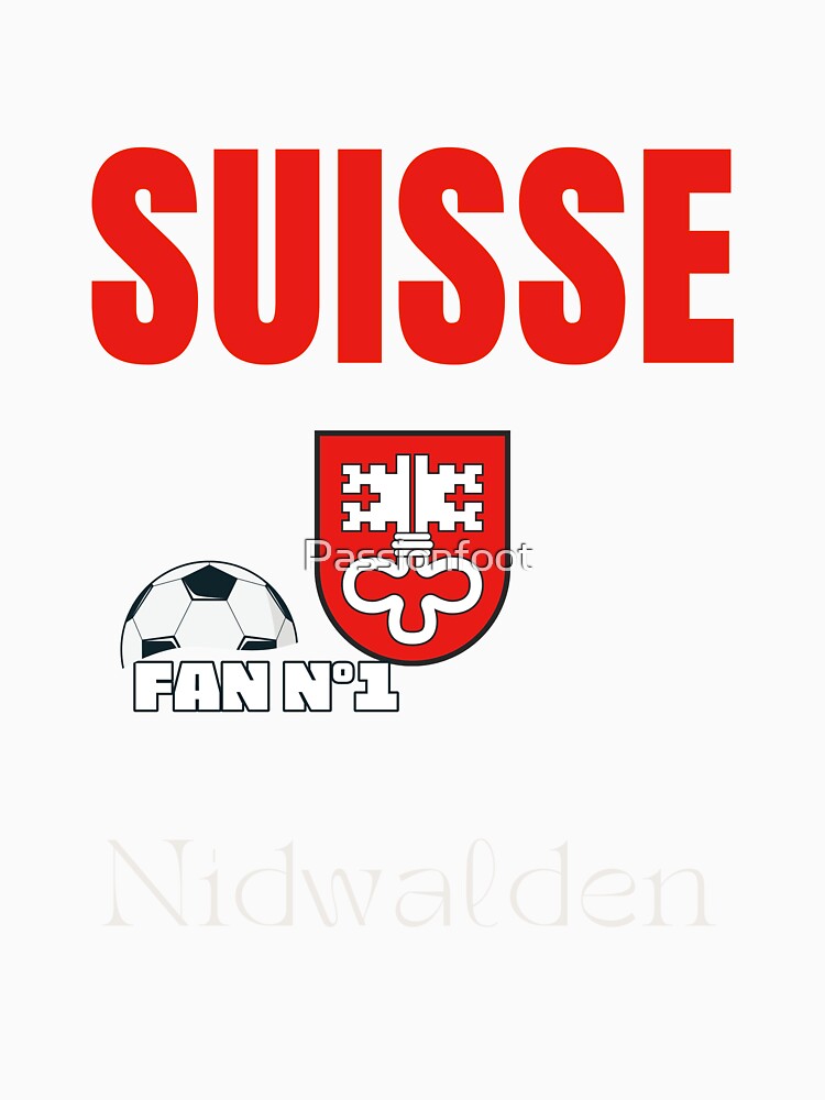 Nidwalden supporter Switzerland number one football-passion football by Passionfoot