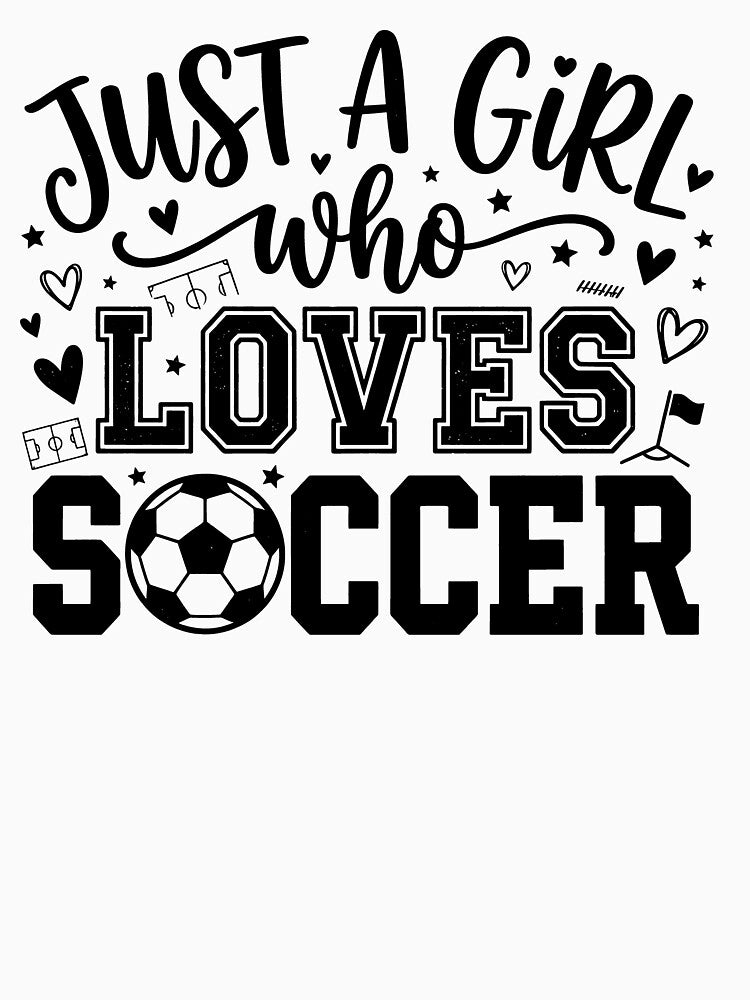 Just A Girl Who Loves Soccer by BrunoLinuxArt