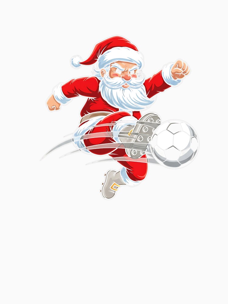 Santa Plays Soccer Christmas Sports Women Men Kids by diyoor